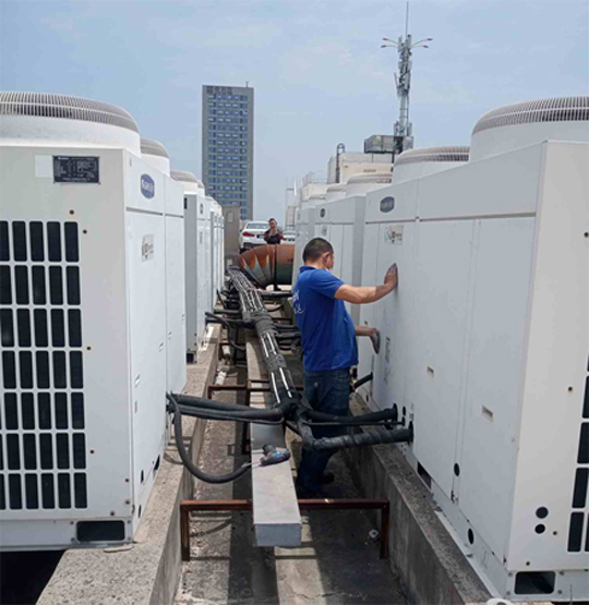 建阳中央空调制热和不制冷系统维修方法